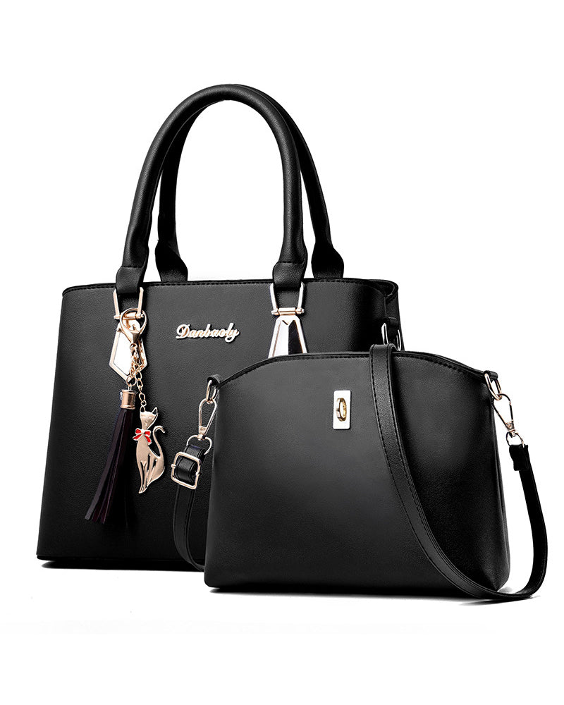 2-delige dames handtassenset - elegante tote en crossbody tas voor casual en zakelijke look