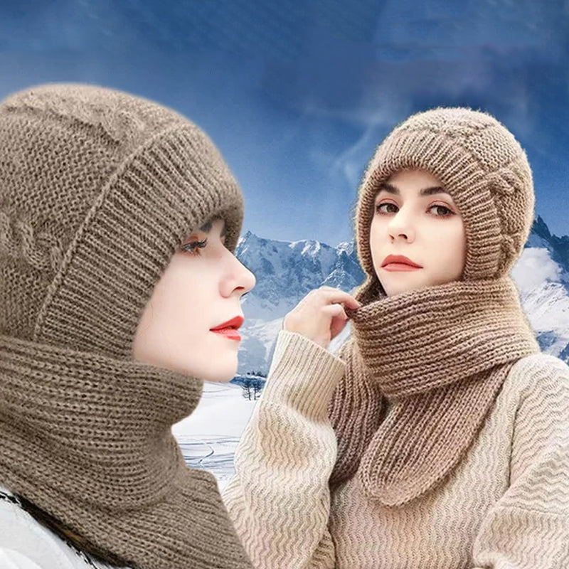 Gebreide muts en sjaal set - stijlvolle winteraccessoire voor dames