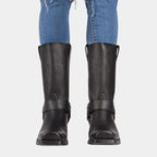 Leren cowboylaarzen - duurzame vintage stijl damesfootwear - Bakkermode.nl