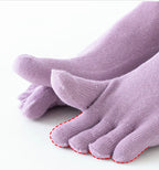 5-delige set teentjesokken - unieke katoenen vijfteensokken voor dames