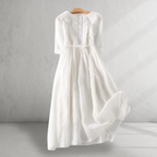 Dames casual maxi jurk - elegante loungewear met zachte stof en lange mouwen voor ontspannen gelegenheden