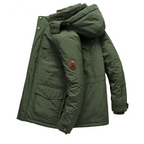 Parka jack - robuuste fleece-gevoerde buitenjas voor mannen