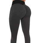 Dames hoge taille yoga leggings - ademende stretch fitnessbroeken