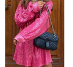 Pailletten blouse - oversized dames glitter shirt - Bakkermode.nl