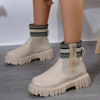 Enkelboots - trendy dames met chunky zool