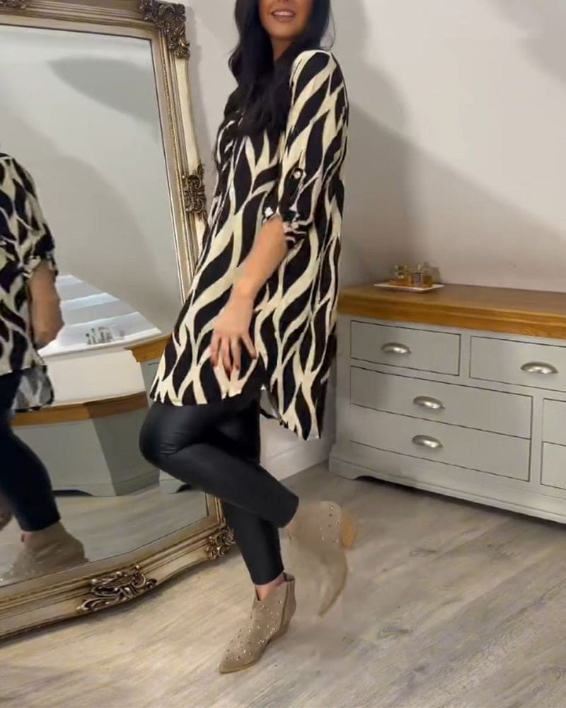 Lange blousejurk - veelzijdige en top voor dames