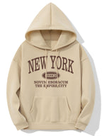 Hoodie met new york opdruk - gezellige dames sweatshirt