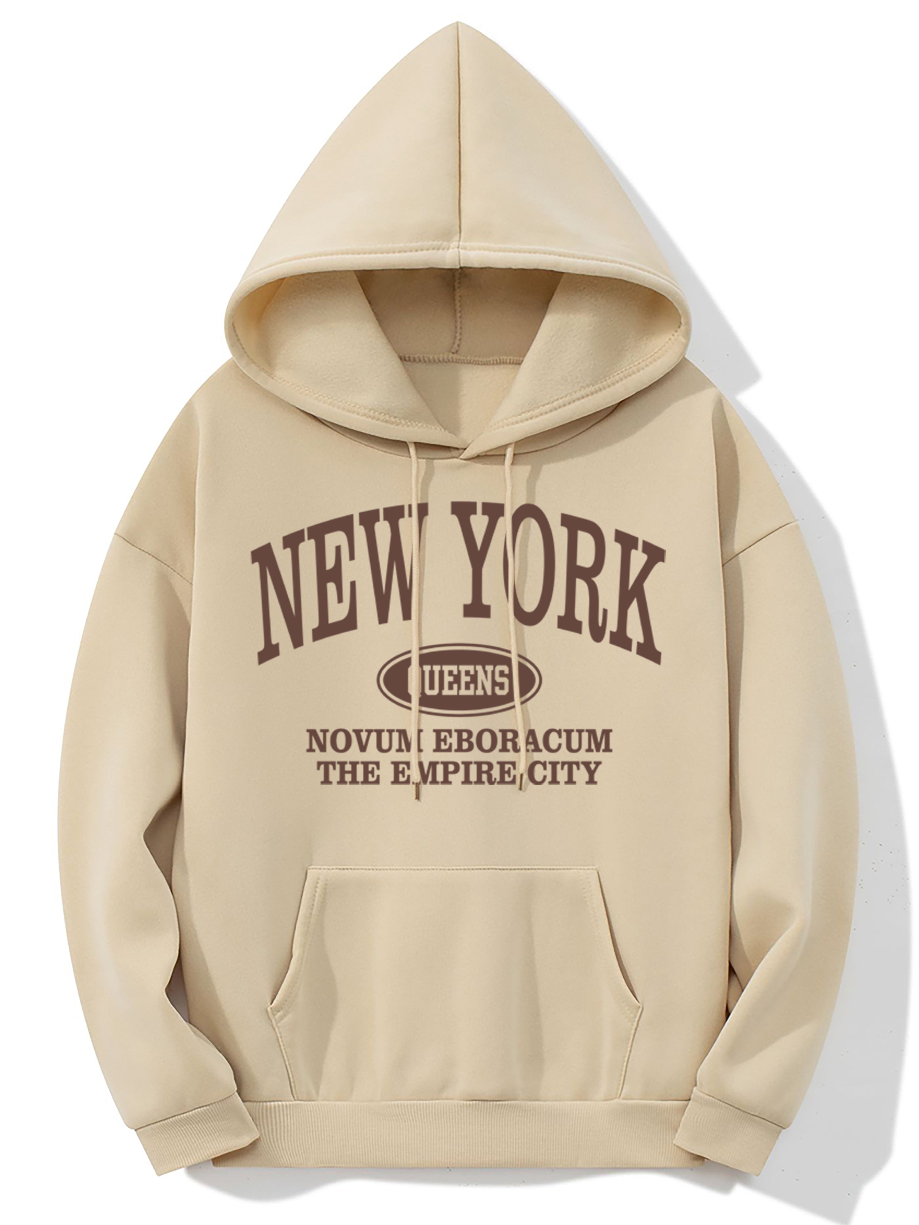 Hoodie met new york opdruk - gezellige dames sweatshirt