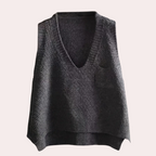 Gebreide vest - stijlvolle dames sleeveless trui