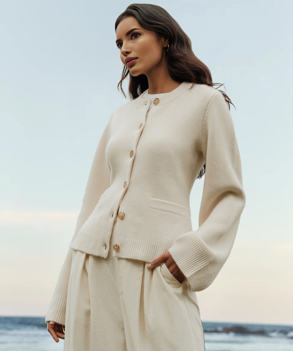 Geknoopte cardigan - elegante knitwear voor dames