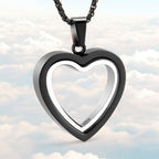 Hart pendant halsketting - elegante gouden damesjuwelen - Bakkermode.nl