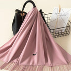 Kasjmieren winterash shawl - luxe dameswrap - Bakkermode.nl