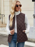 Gequilte gilet - stijlvolle mouwloze damesvest