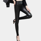 Faux leren leggings - strakke stretch damesbroeken