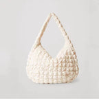 Dames gewatteerde schoudertas - stijlvolle handtas van luxueus materiaal voor dagelijks gebruik