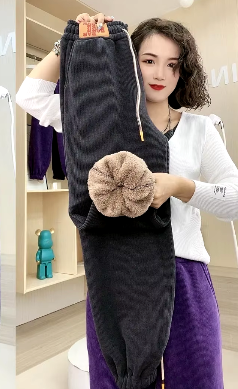 Jogging shorts - fleece-gevoerde dames casual shorts