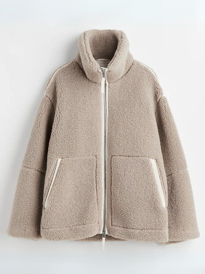 Fleece zip-up jacket - gezellige oversized fleece jas voor vrouwen