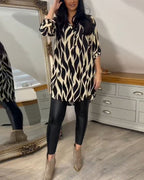 Lange blousejurk - veelzijdige en top voor dames