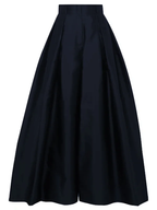 Hoge taille geplooide rok - elegante maxi rok voor dames - Bakkermode.nl
