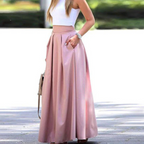 Maxi rok - elegante geplooide damesrok