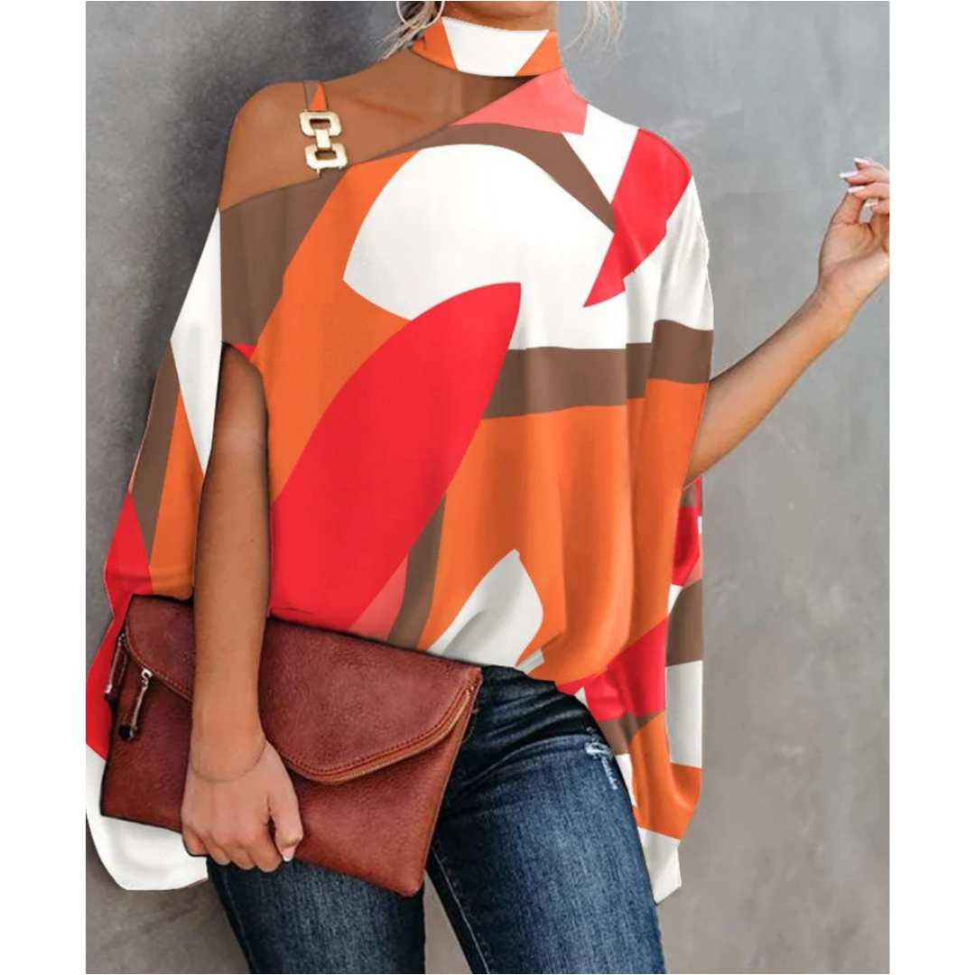 Trendy off-shoulder top voor vrouwen - lichte blouse voor dagelijkse uitjes