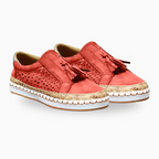 Dames sneakers - stijlvolle instapschoenen met kwastjes