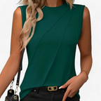 Dames mouwloze blouse - elegante en stijlvolle top voor casual en zakelijke looks