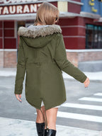 Stijlvolle winterjas voor dames - warm met bontkraag - Bakkermode.nl