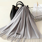 Kasjmieren winterash shawl - luxe dameswrap - Bakkermode.nl