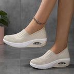 Slip-on sneakers - gezellige dames luchtkussen schoenen