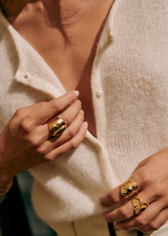 Dames gebreide cardigan - elegante knopen-trui