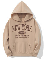 Hoodie met new york opdruk - gezellige dames sweatshirt