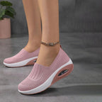 Slip-on sneakers - gezellige dames luchtkussen schoenen