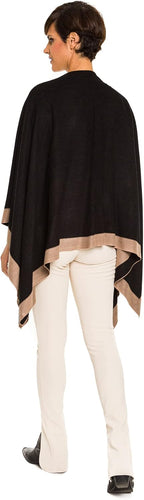 Reversible sjaal - elegante twee-kleurige dameswrap - Bakkermode.nl