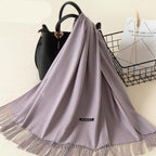 Kasjmieren winterash shawl - luxe dameswrap - Bakkermode.nl