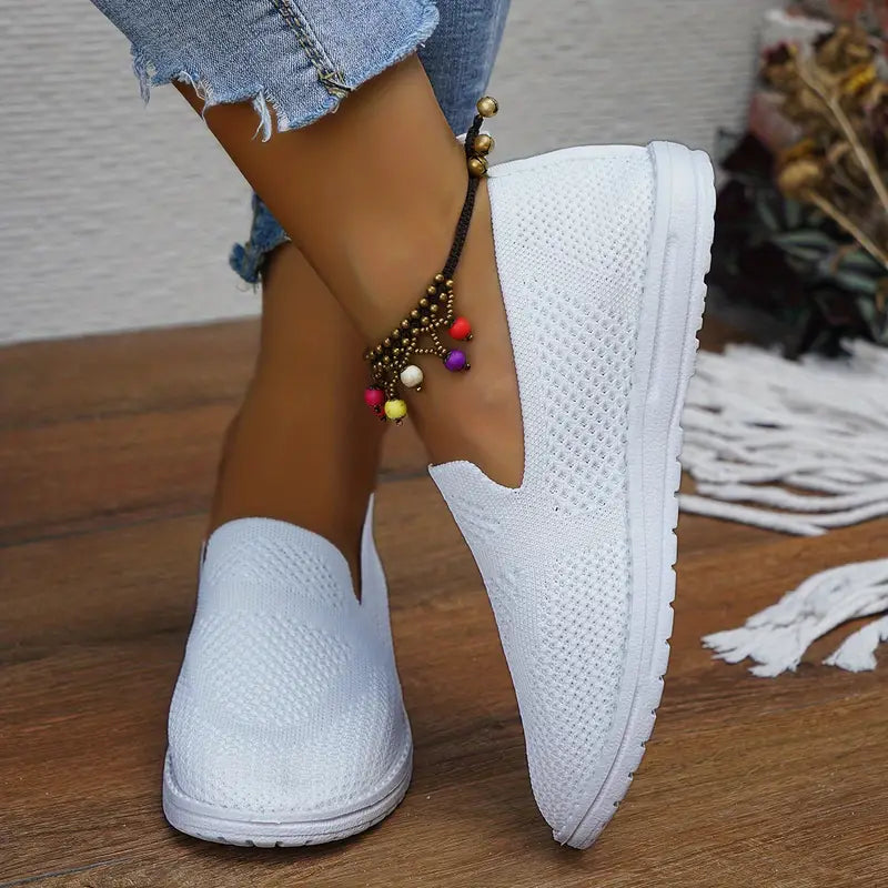 Mesh instapsneakers - ademend casual dames schoeisel - Bakkermode.nl