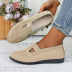 Dames slip-on fitness & dansschoenen - ademend breiwerk voor casual gebruik