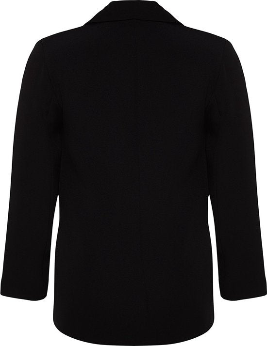 Blazer met bloemenvoering en relaxte pasvorm - Bakkermode.nl