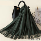 Kasjmieren winterash shawl - luxe dameswrap - Bakkermode.nl