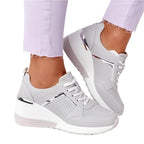 Dames sneakers - stijlvolle lichtgewicht trainers met gewatteerde binnenzool