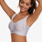 Ondersteunende dames draadloze bh met verstelbare banden - Bakkermode.nl