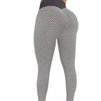 Dames hoge taille yoga leggings - ademende stretch fitnessbroeken