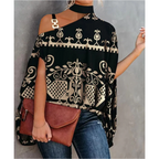 Trendy off-shoulder top voor vrouwen - lichte blouse voor dagelijkse uitjes