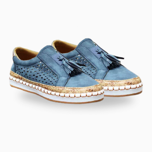 Dames sneakers - stijlvolle instapschoenen met kwastjes