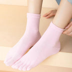 5-delige set teentjesokken - unieke katoenen vijfteensokken voor dames