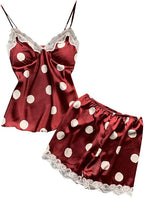 2-delige damespyjama's zachte satijnen nachtkleding - stijlvol slaapset voor gezellige avonden