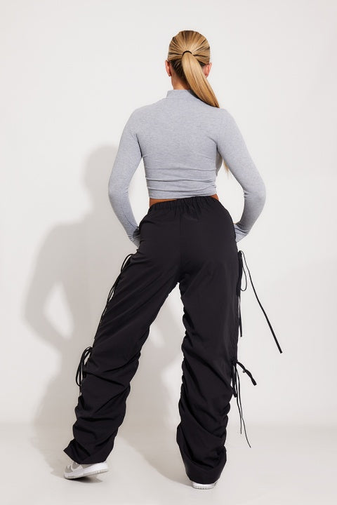 Dames cargo broek - veelzijdige utility broek in grijs voor casual stijl