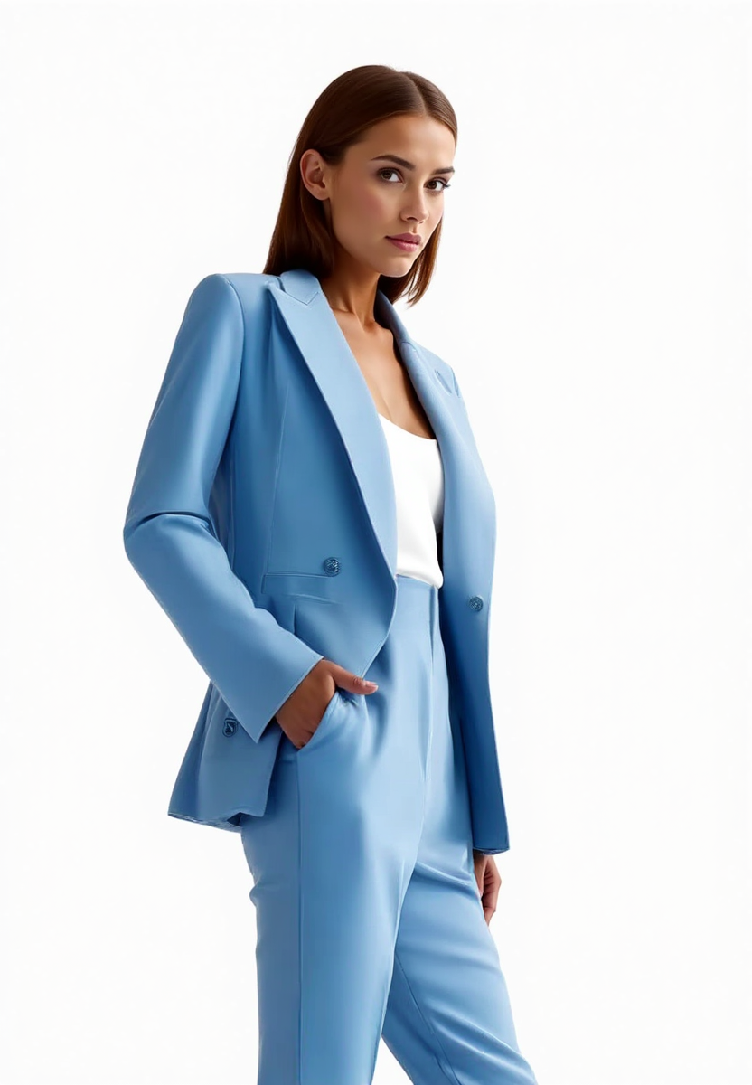 2-delige op maat gemaakte suit - elegante blazer en broek set voor vrouwen