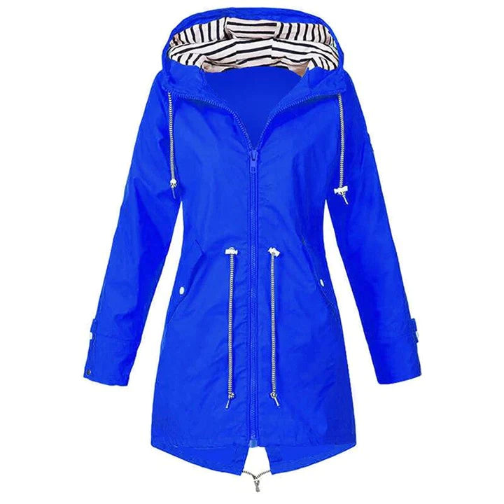 Waterdichte dames regenjas - trendy buitenjack