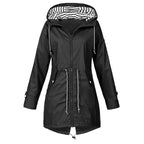 Waterdichte dames regenjas - trendy buitenjack